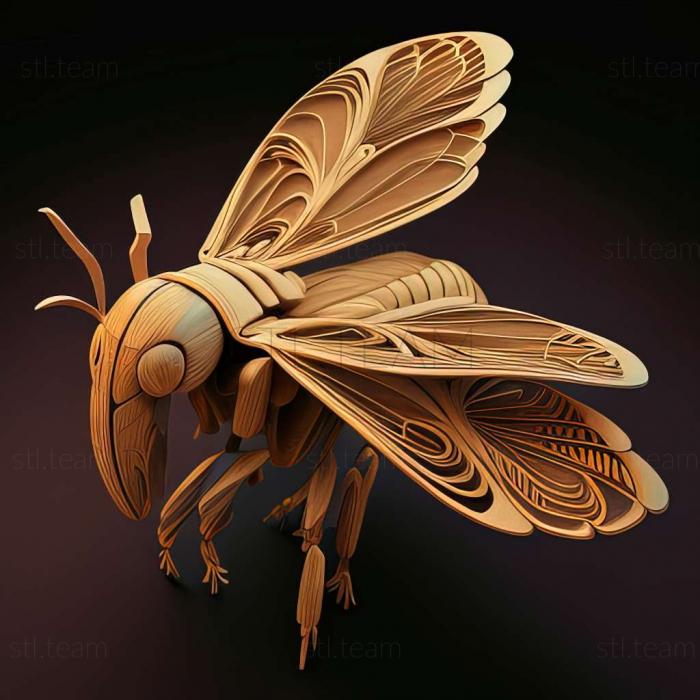 3D модель Paratrigona myrmecophila (STL)